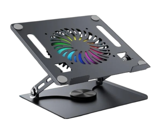 MIKUSO LS-096 RGB 360 Rotation Aluminium Laptop Stand
